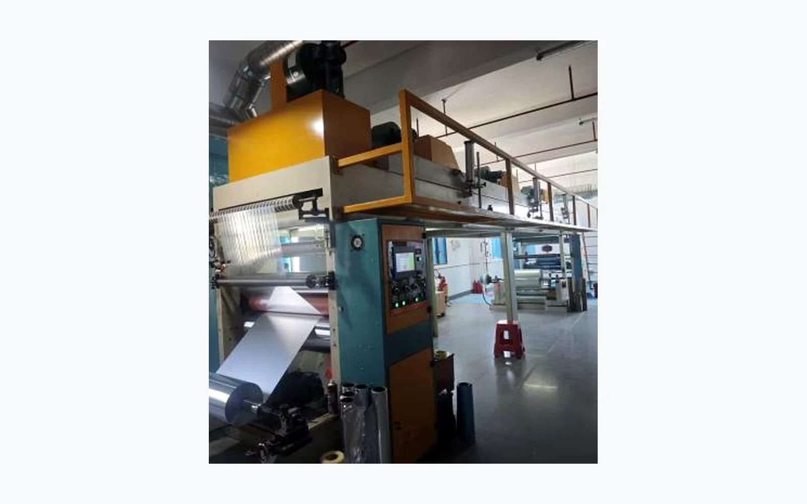 Coating or laminating production line