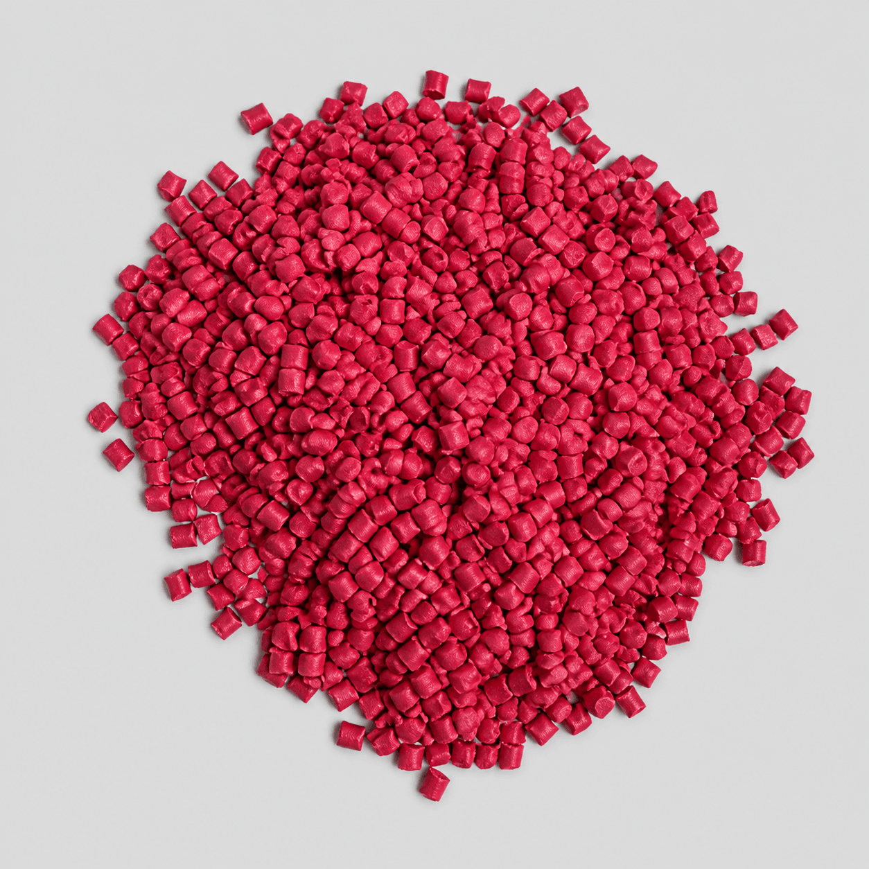 Red cable compound pellet sample