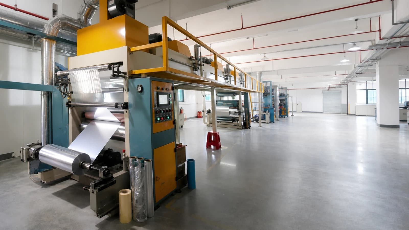 Coating and laminating production line
